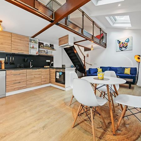 Ferienwohnung Loft Duplex A 2 Min De Paris - Parking Gratuit Le Pré-Saint-Gervais Exterior foto